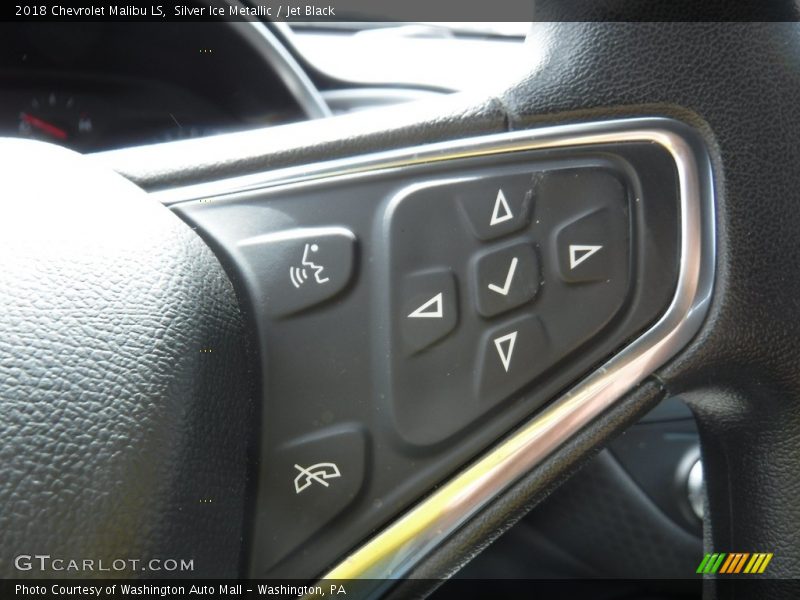 Silver Ice Metallic / Jet Black 2018 Chevrolet Malibu LS