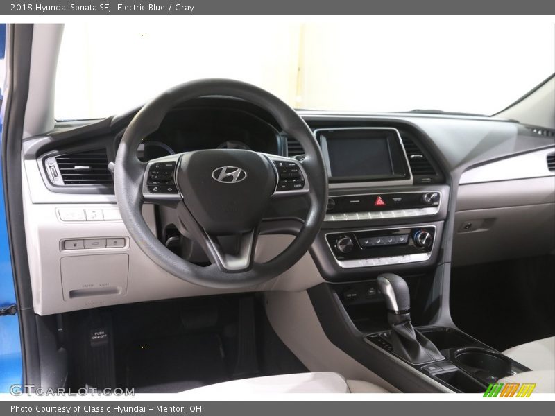 Electric Blue / Gray 2018 Hyundai Sonata SE