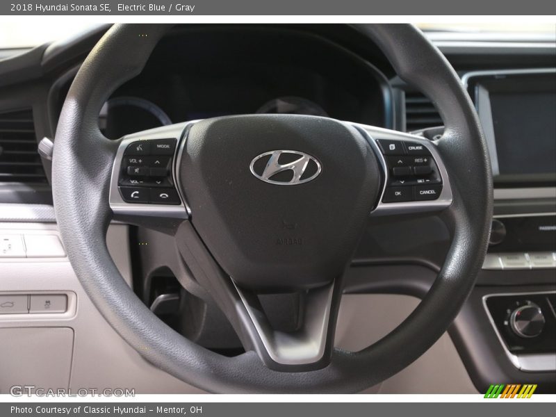 Electric Blue / Gray 2018 Hyundai Sonata SE
