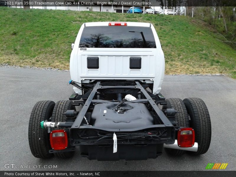 Bright White / Diesel Gray/Black 2021 Ram 3500 Tradesman Crew Cab 4x4 Chassis