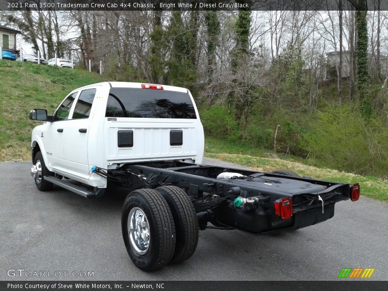 Bright White / Diesel Gray/Black 2021 Ram 3500 Tradesman Crew Cab 4x4 Chassis