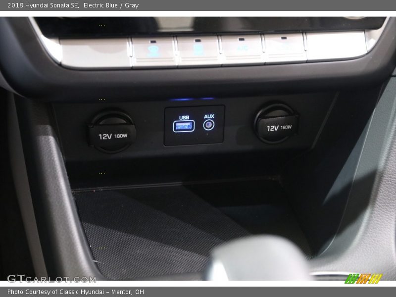Electric Blue / Gray 2018 Hyundai Sonata SE