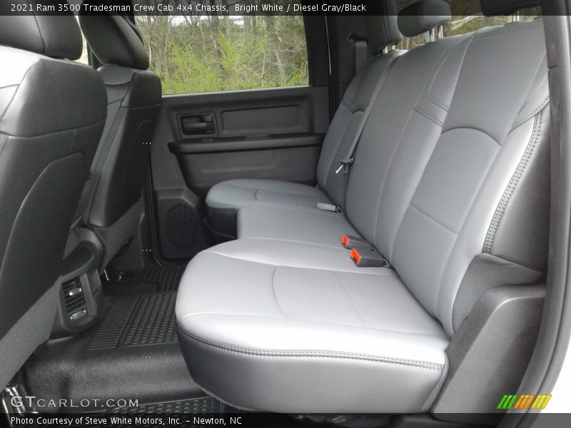 Bright White / Diesel Gray/Black 2021 Ram 3500 Tradesman Crew Cab 4x4 Chassis