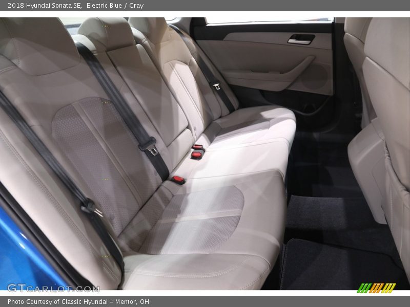 Electric Blue / Gray 2018 Hyundai Sonata SE