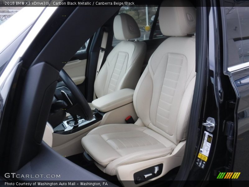 Carbon Black Metallic / Canberra Beige/Black 2018 BMW X3 xDrive30i