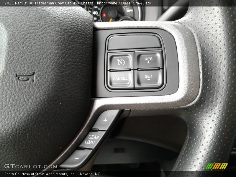 Bright White / Diesel Gray/Black 2021 Ram 3500 Tradesman Crew Cab 4x4 Chassis