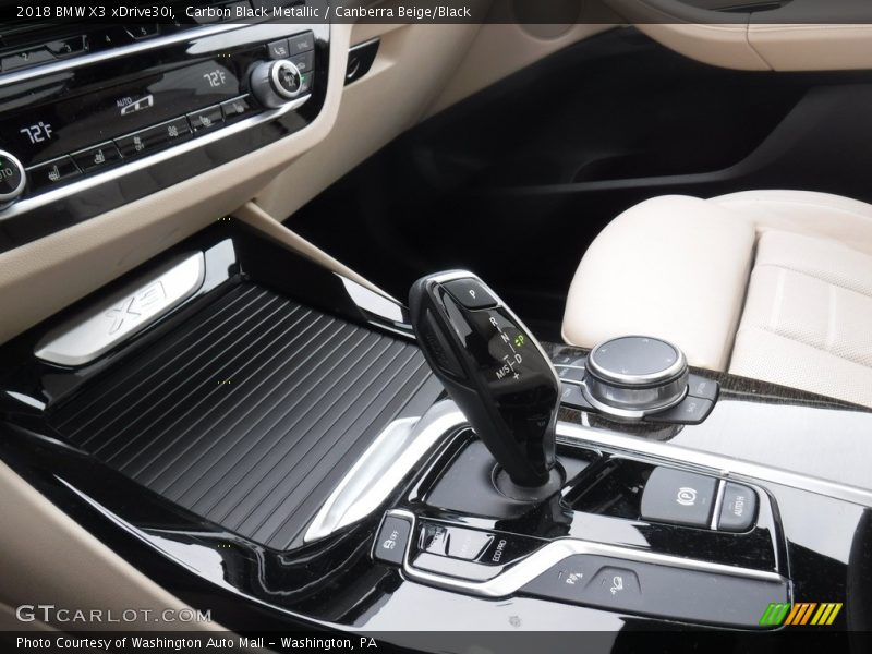 Carbon Black Metallic / Canberra Beige/Black 2018 BMW X3 xDrive30i