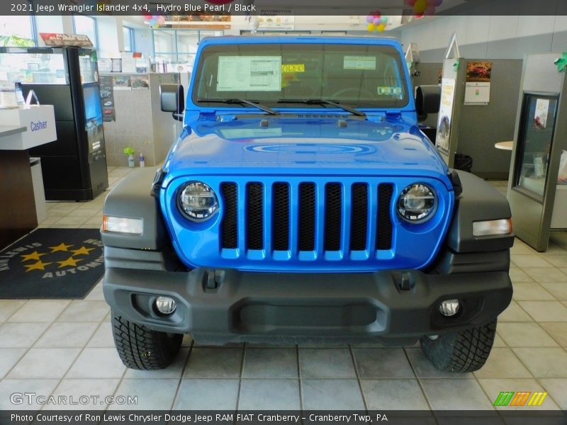 Hydro Blue Pearl / Black 2021 Jeep Wrangler Islander 4x4