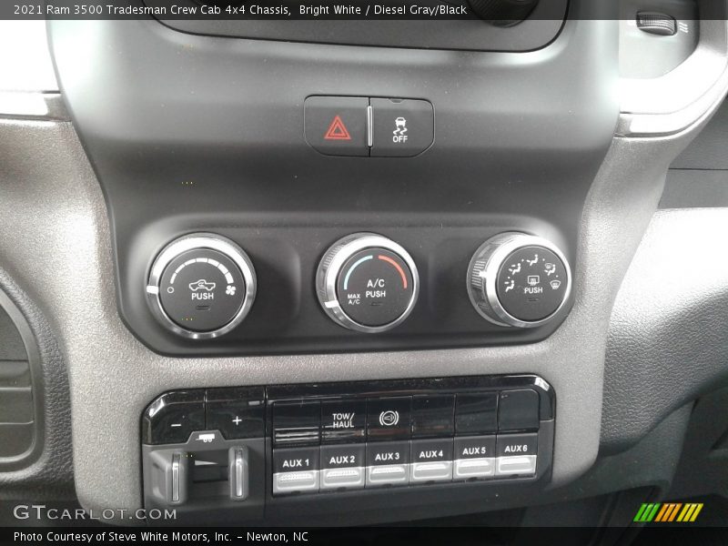 Bright White / Diesel Gray/Black 2021 Ram 3500 Tradesman Crew Cab 4x4 Chassis
