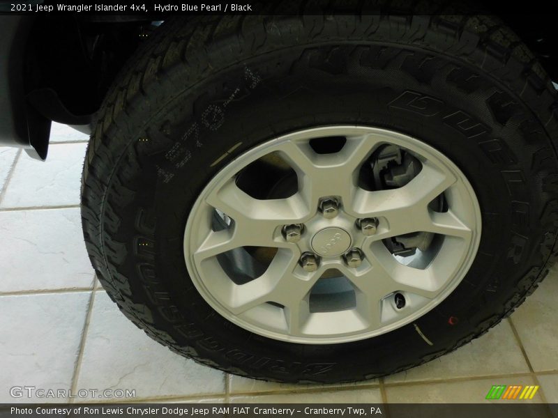 Hydro Blue Pearl / Black 2021 Jeep Wrangler Islander 4x4