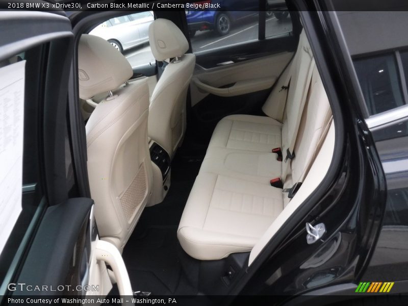 Carbon Black Metallic / Canberra Beige/Black 2018 BMW X3 xDrive30i