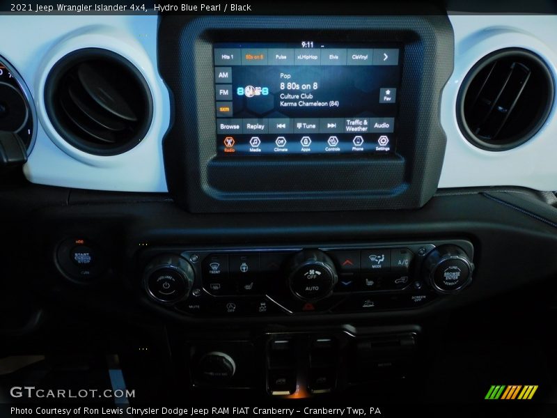 Hydro Blue Pearl / Black 2021 Jeep Wrangler Islander 4x4