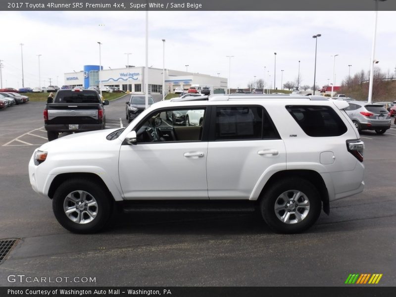 Super White / Sand Beige 2017 Toyota 4Runner SR5 Premium 4x4