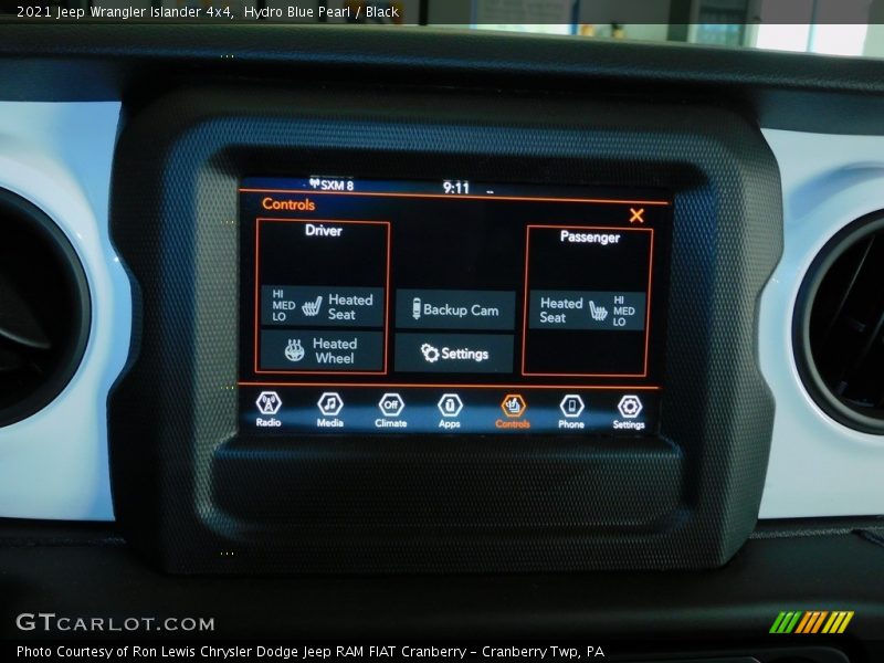 Hydro Blue Pearl / Black 2021 Jeep Wrangler Islander 4x4