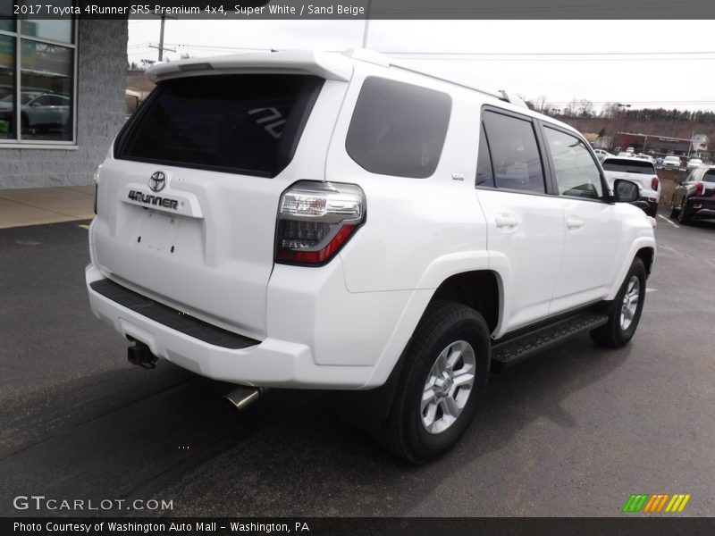 Super White / Sand Beige 2017 Toyota 4Runner SR5 Premium 4x4