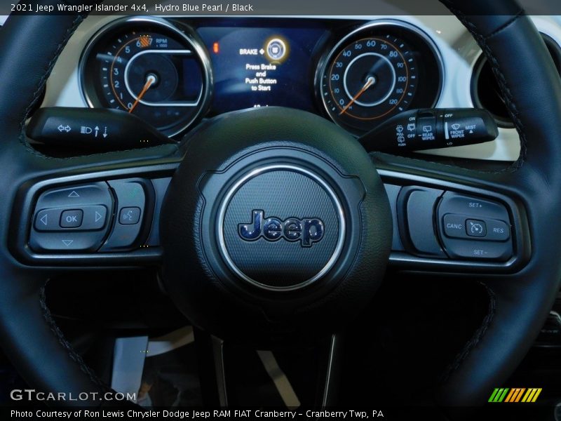 Hydro Blue Pearl / Black 2021 Jeep Wrangler Islander 4x4