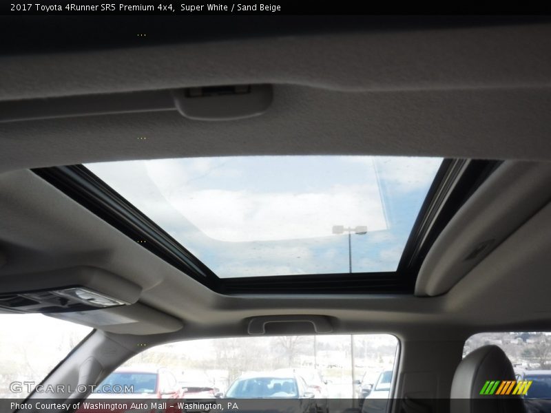 Super White / Sand Beige 2017 Toyota 4Runner SR5 Premium 4x4