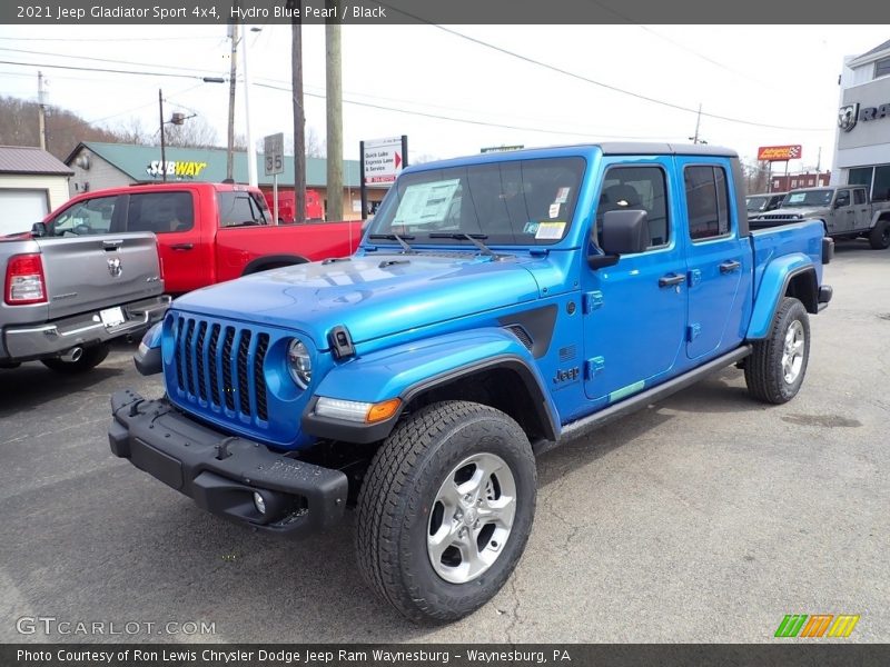 Hydro Blue Pearl / Black 2021 Jeep Gladiator Sport 4x4