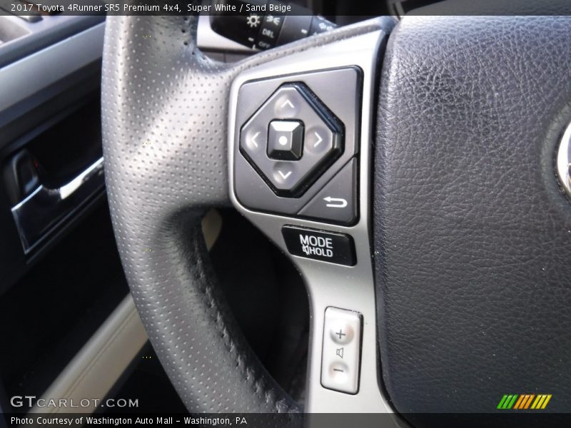 Super White / Sand Beige 2017 Toyota 4Runner SR5 Premium 4x4