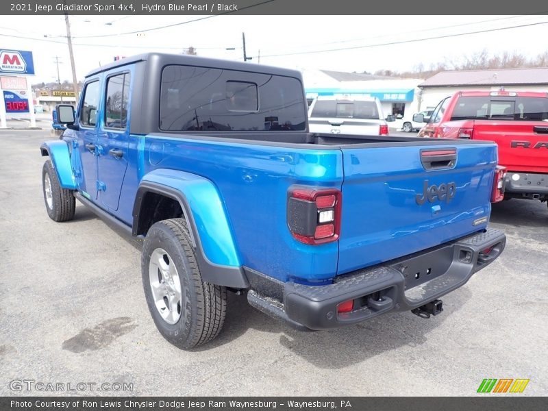 Hydro Blue Pearl / Black 2021 Jeep Gladiator Sport 4x4