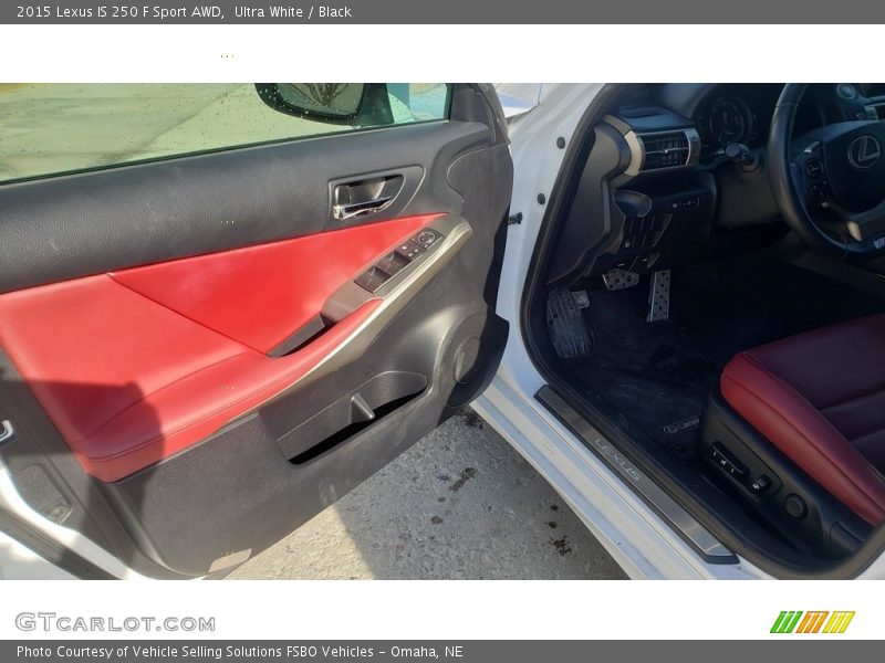 Ultra White / Black 2015 Lexus IS 250 F Sport AWD