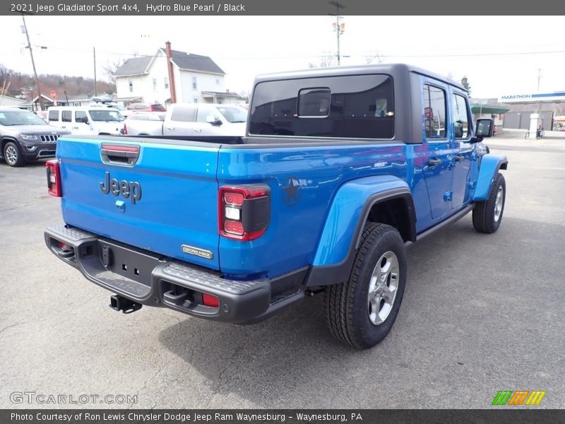 Hydro Blue Pearl / Black 2021 Jeep Gladiator Sport 4x4