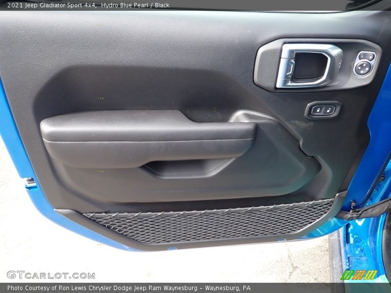 Hydro Blue Pearl / Black 2021 Jeep Gladiator Sport 4x4