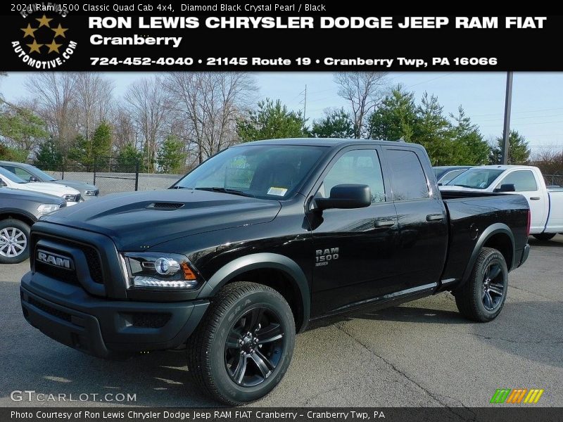 Diamond Black Crystal Pearl / Black 2021 Ram 1500 Classic Quad Cab 4x4