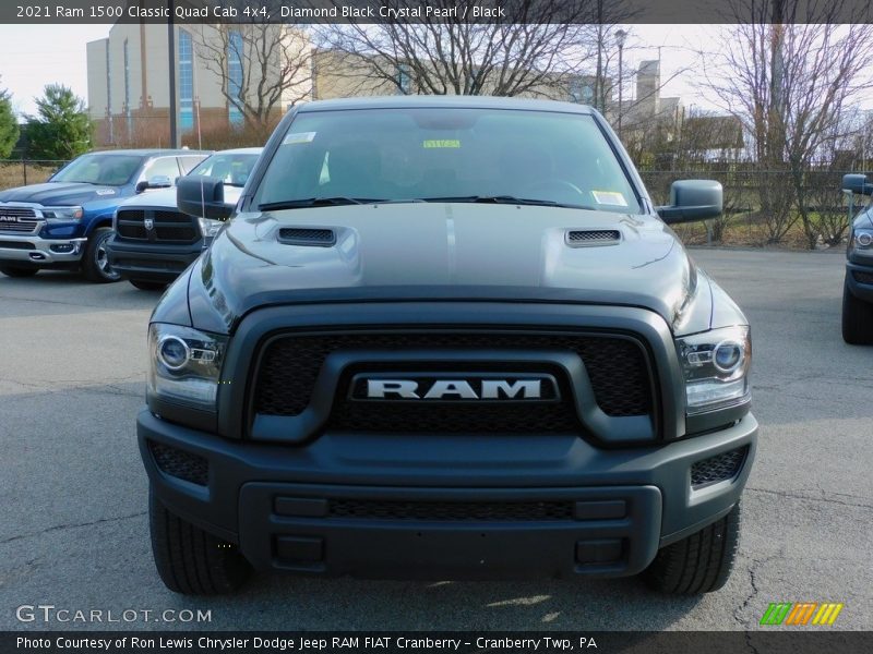 Diamond Black Crystal Pearl / Black 2021 Ram 1500 Classic Quad Cab 4x4