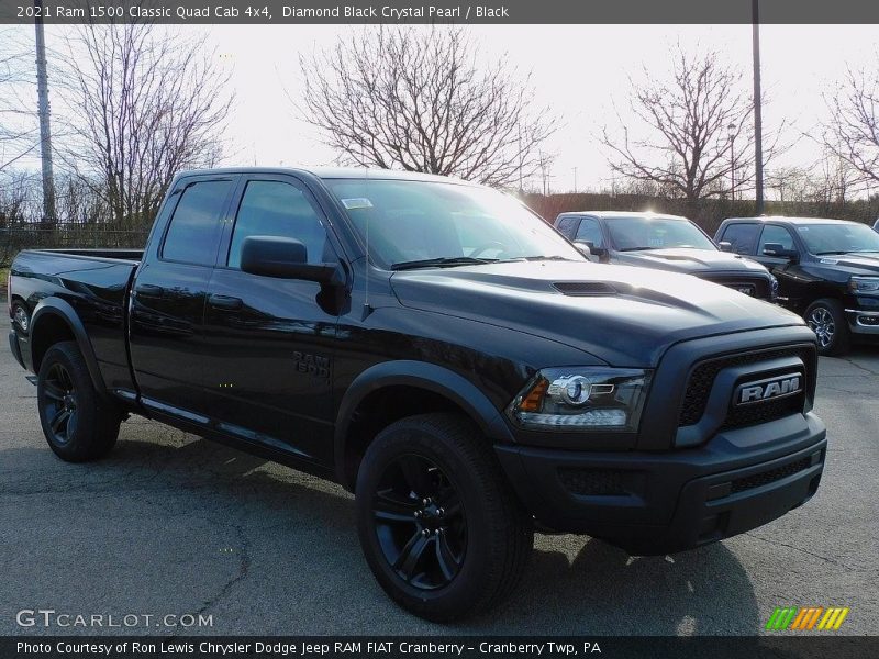 Diamond Black Crystal Pearl / Black 2021 Ram 1500 Classic Quad Cab 4x4