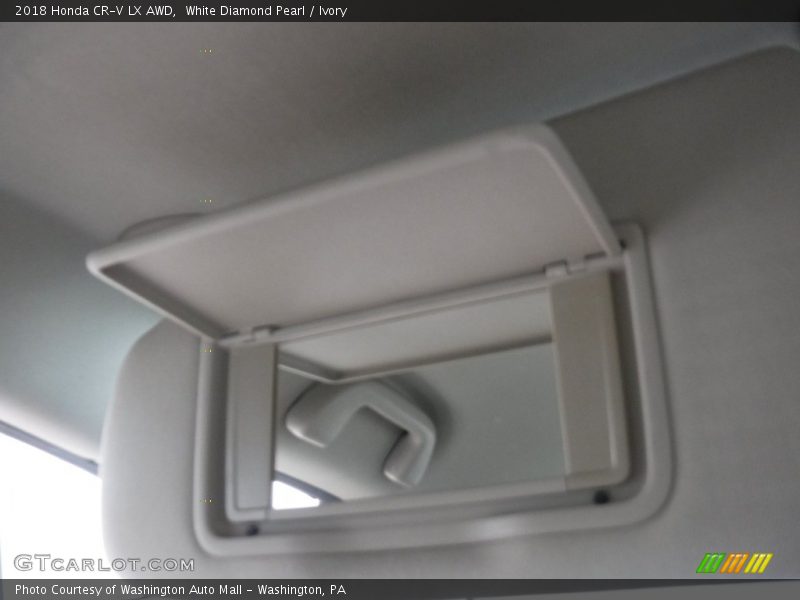 White Diamond Pearl / Ivory 2018 Honda CR-V LX AWD