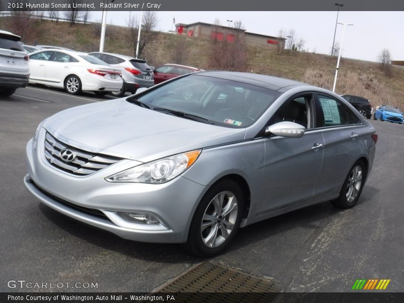 Radiant Silver / Gray 2012 Hyundai Sonata Limited