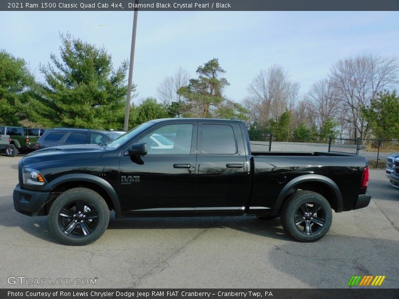 2021 1500 Classic Quad Cab 4x4 Diamond Black Crystal Pearl