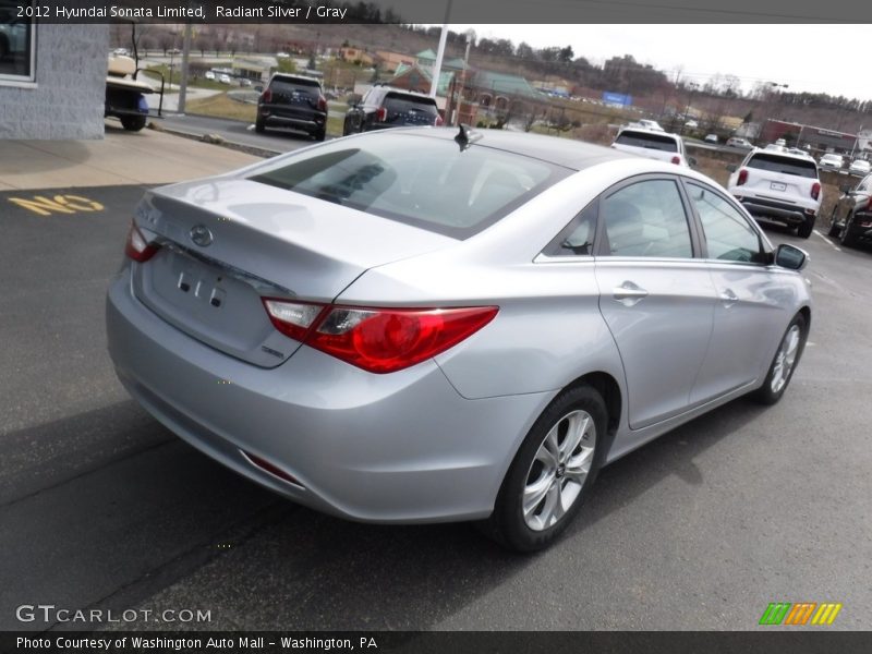 Radiant Silver / Gray 2012 Hyundai Sonata Limited