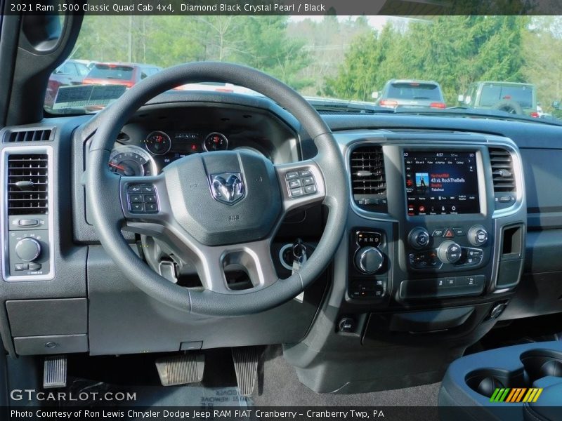 Diamond Black Crystal Pearl / Black 2021 Ram 1500 Classic Quad Cab 4x4