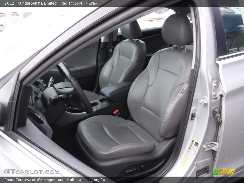 Radiant Silver / Gray 2012 Hyundai Sonata Limited