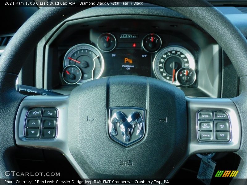 Diamond Black Crystal Pearl / Black 2021 Ram 1500 Classic Quad Cab 4x4