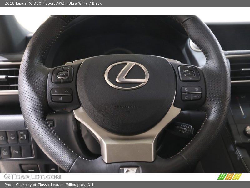  2018 RC 300 F Sport AWD Steering Wheel