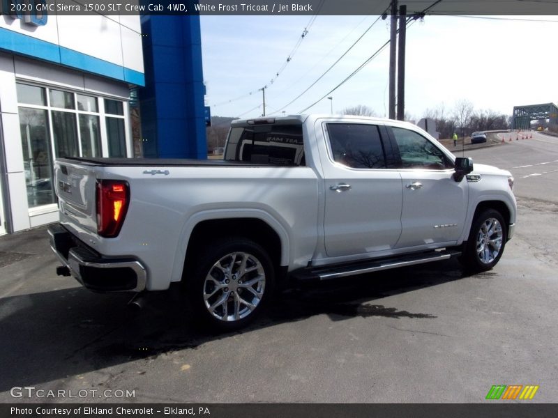 White Frost Tricoat / Jet Black 2020 GMC Sierra 1500 SLT Crew Cab 4WD