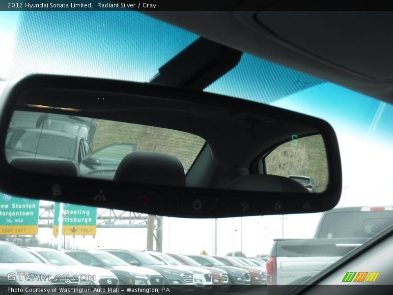 Radiant Silver / Gray 2012 Hyundai Sonata Limited