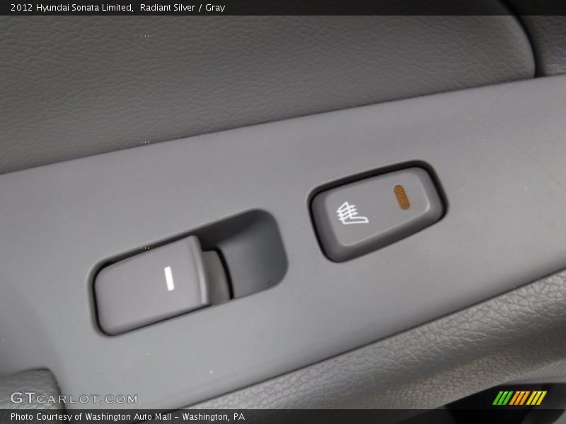 Radiant Silver / Gray 2012 Hyundai Sonata Limited