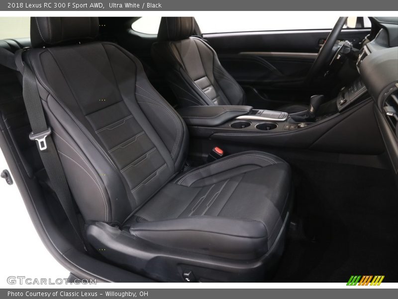 Ultra White / Black 2018 Lexus RC 300 F Sport AWD