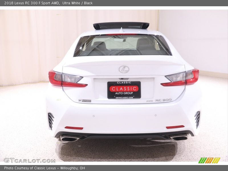 Ultra White / Black 2018 Lexus RC 300 F Sport AWD