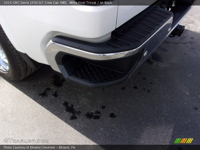 White Frost Tricoat / Jet Black 2020 GMC Sierra 1500 SLT Crew Cab 4WD