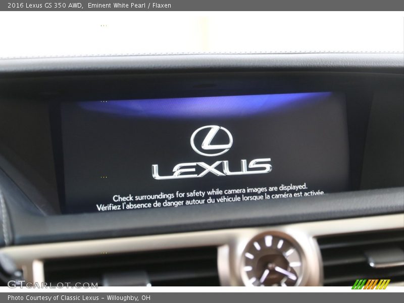 Eminent White Pearl / Flaxen 2016 Lexus GS 350 AWD