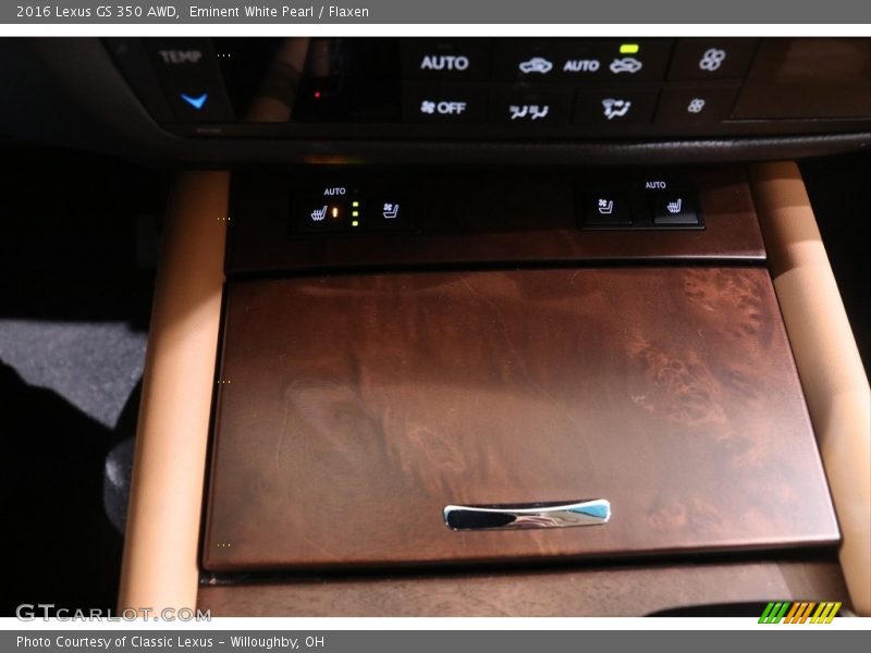 Eminent White Pearl / Flaxen 2016 Lexus GS 350 AWD