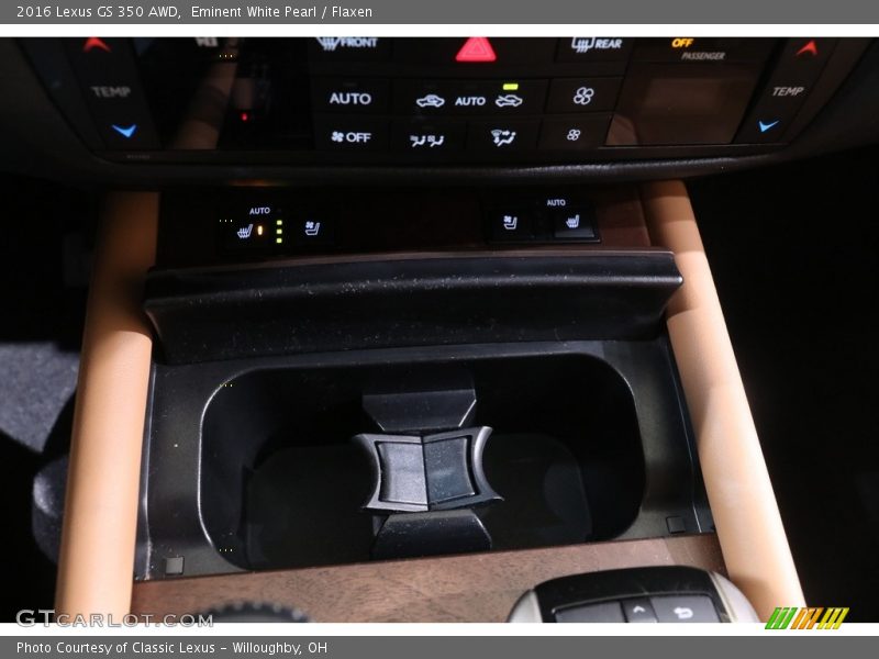 Eminent White Pearl / Flaxen 2016 Lexus GS 350 AWD