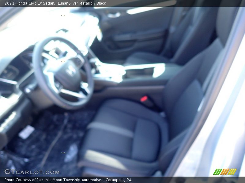 Lunar Silver Metallic / Black 2021 Honda Civic EX Sedan