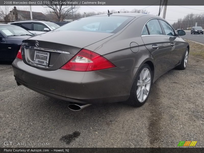 Flint Grey Metallic / Cashmere Beige 2008 Mercedes-Benz CLS 550