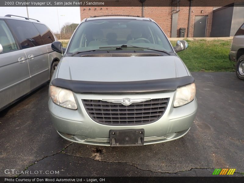 Satin Jade Pearl / Sandstone 2003 Chrysler Voyager LX